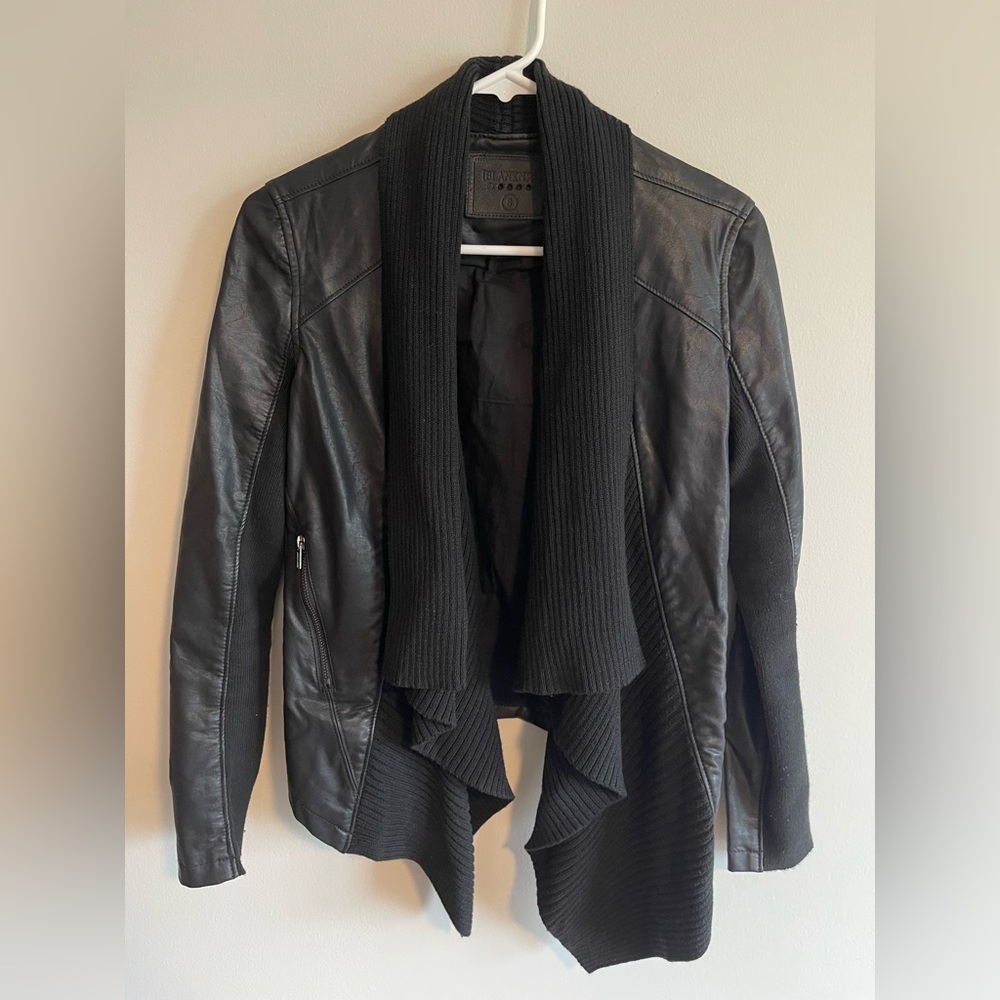 Blank NYC Black Leather Jacket